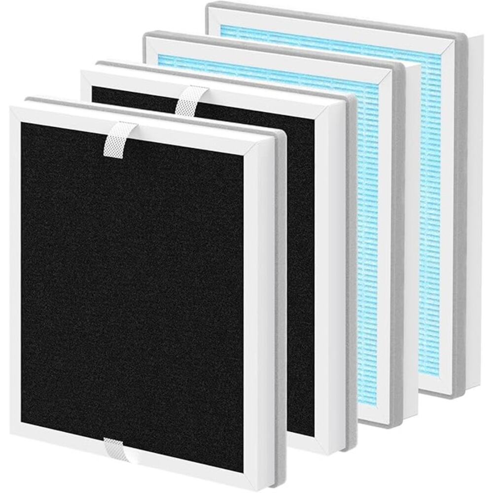 3-in-1 HEPA Replacement Filter for PureBaby Bear Air Purifier (PEAIRBER), 4 Pack